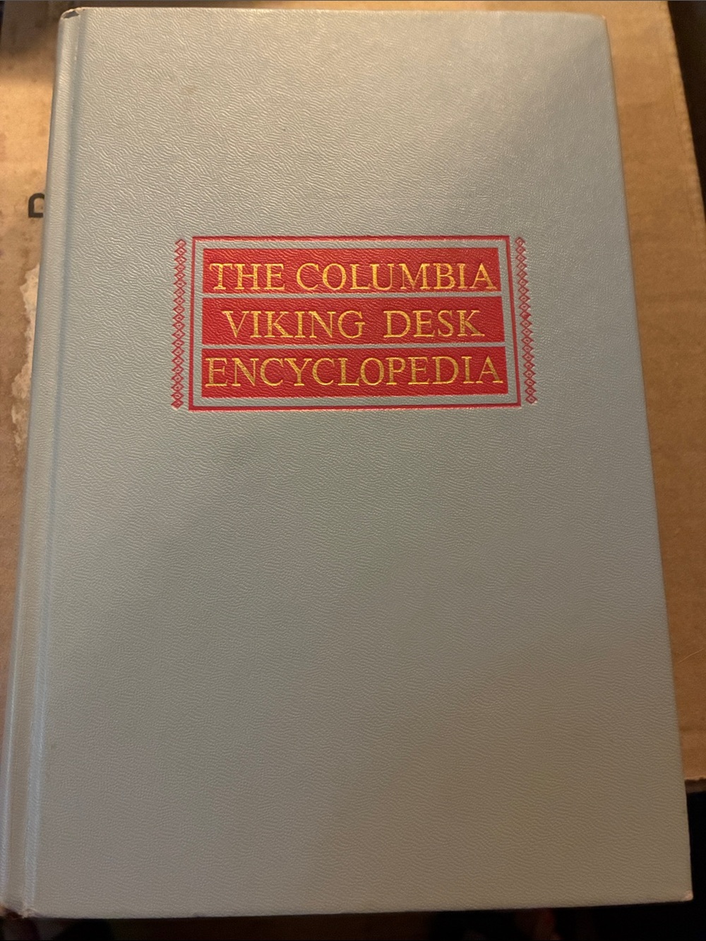 Vintage The Columbia Viking Desk Encyclopedia Volume two hardcover 1960